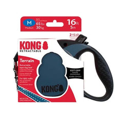 KONG Retractable Leash Terrain Blue