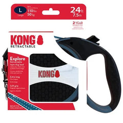 KONG Retractable Leash Explore Blue