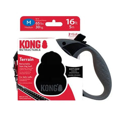 KONG Retractable Leash Terrain Black