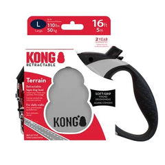 KONG Retractable Leash Terrain Grey