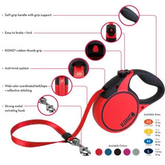 KONG Retractable Leash Terrain Grey