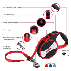 KONG Retractable Leash Explore Blue