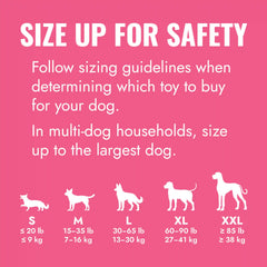 KONG Puppy Tires Pink