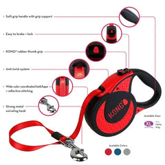 KONG Retractable Leash Ultimate Red